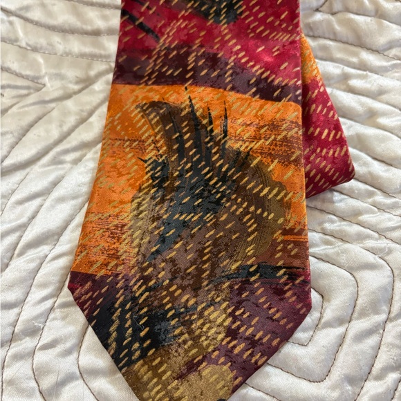 Angelo Bellini Abstract Patterned Tie - Picture 3 of 5